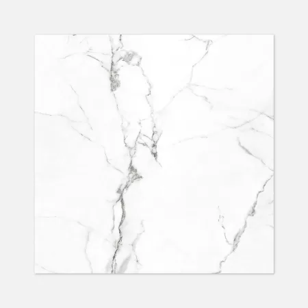 white marble effect porcelain wall and floor tiles in 60x60cm